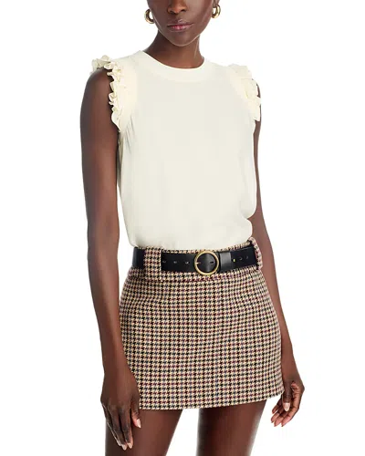 CINQ À SEPT CINQ A SEPT LENORE SILK RUFFLED BLOUSE