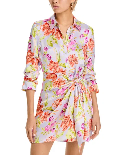 CINQ À SEPT CINQ A SEPT MIDNIGHT TULIPS MINI DRESS