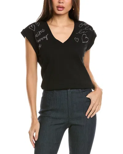 CINQ À SEPT RHINESTONE LOVE LETTER BELLA