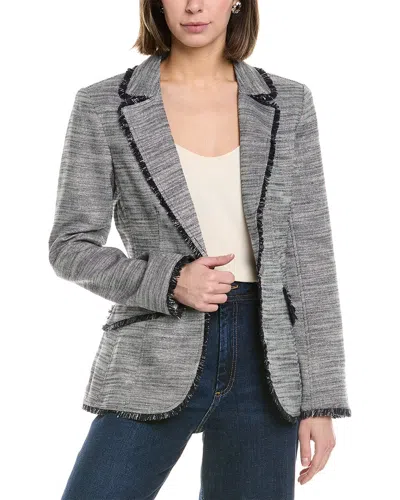 CINQ À SEPT CINQ À SEPT SALLIE LINEN-BLEND BLAZER