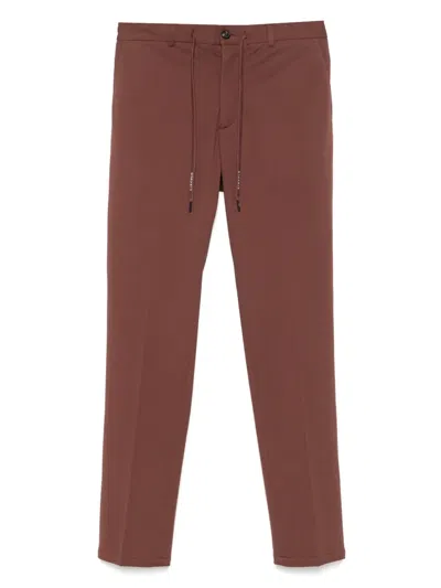 CIRCOLO 1901 PIQUÉ-WEAVE TROUSERS