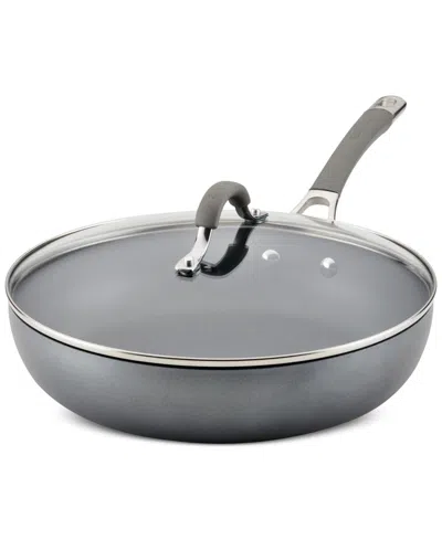 CIRCULON ELEMENTUM HARD-ANODIZED ALUMINUM 12" FRYING PAN WITH LID
