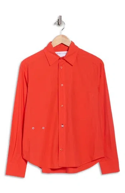 CISSA CISSA THE DAILY COTTON BUTTON-UP SHIRT