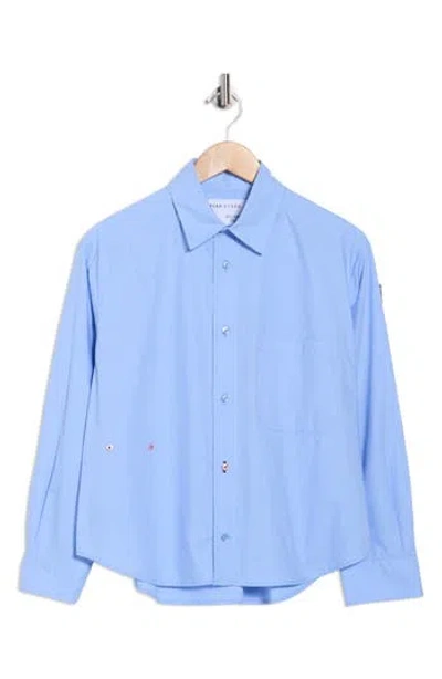 CISSA CISSA THE DAILY COTTON BUTTON-UP SHIRT