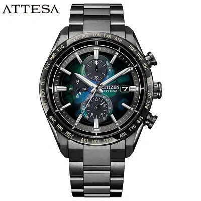 CITIZEN CITIZEN ATTESA LAYERS OF TIME LIMITED AT8286-65E BLACK MEN'S WATCH IN BOX