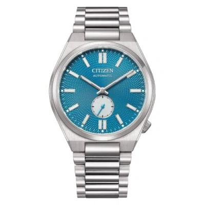 CITIZEN CITIZEN AUTOMATIC TSUYOSA WATCH NK5010-51L SAPPHIRE SILVER TONE TEAL DIAL