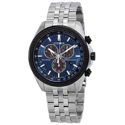 CITIZEN CITIZEN BRYCEN PERPETUAL CHRONOGRAPH BLUE DIAL MEN'S WATCH BL5568-54L