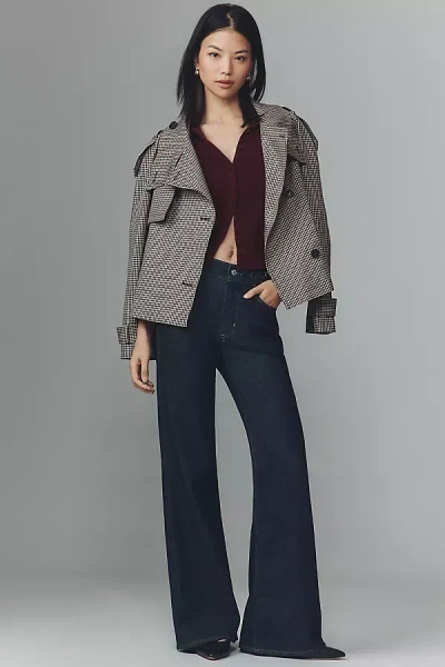 CITIZEN OF HUMANITY KIMBERLY PATCH POCKET HIGH-RISE FLARE JEANS