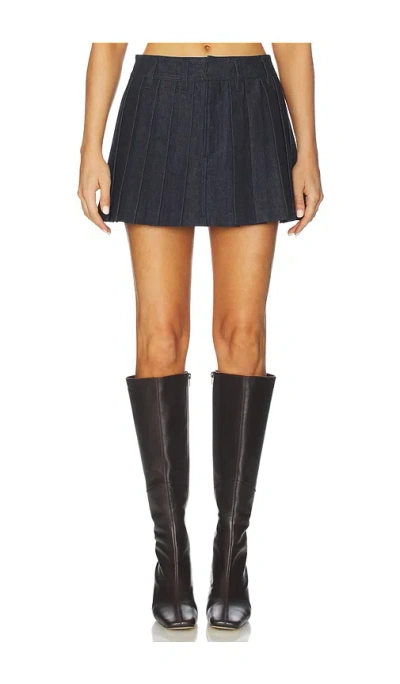 CITIZEN OF HUMANITY PLEATED MINI SKIRT