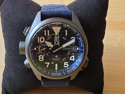 CITIZEN CITIZEN PROMASTER ALTICHRON SUPER TITANIUM BLUE DIAL MEN'S WATCH BN4065-07L