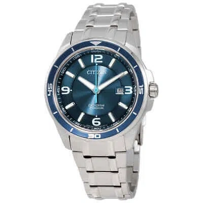 CITIZEN CITIZEN TI+IP BLUE DIAL TITANIUM MEN'S WATCH BM6929-56L