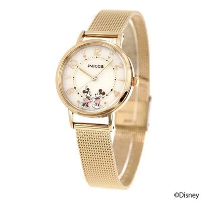 CITIZEN WATCH WICCA DISNEY COLLECTION MICKEY & MINNIE SPECIAL MODEL GOLD&GIFT