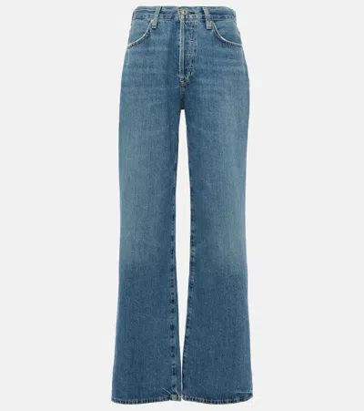 CITIZEN OF HUMANITY ANNINA MID-RISE WIDE-LEG JEANS