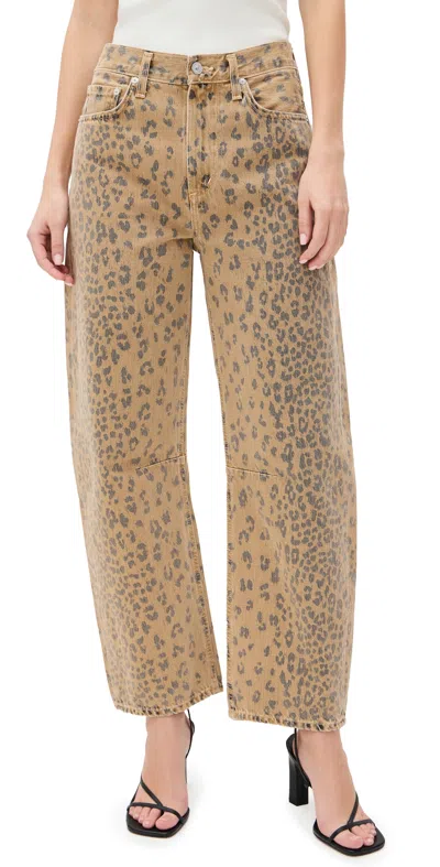 CITIZEN OF HUMANITY MIRO RELAXED JEANS NATURAL CHEETAH