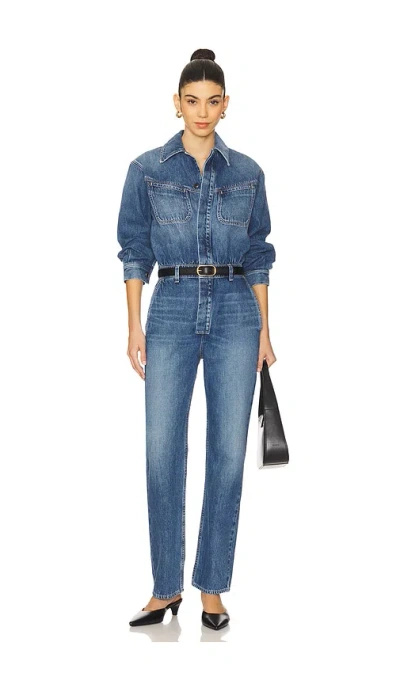 CITIZEN OF HUMANITY SOLENE POLISHED JUMPSUIT