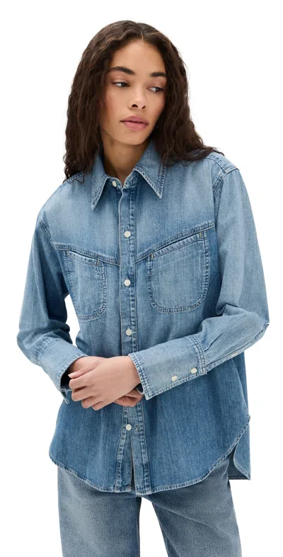 CITIZEN OF HUMANITY SOLENE SHIRT LOIRE