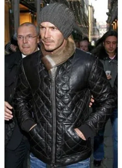 CLARA DAVID BECKHAM SCHWARZ LEDER MODISCH BIKER JACKE NEU MIT ETIKETT