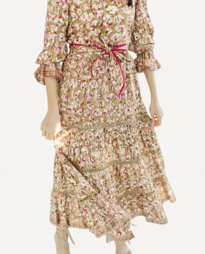 CLARA THE LABEL WREN SKIRT IN GARDENIA