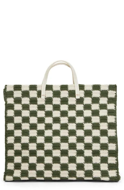 CLARE V CLARE V. SIMPLE CROCHET TOTE