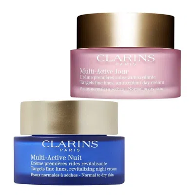 CLARINS CLARINS法国娇韵诗多日元面霜套装青春赋活面霜补水保湿淡化细纹提拉紧致焕活肌肤孕妇可用 日霜50ml+晚霜50ml