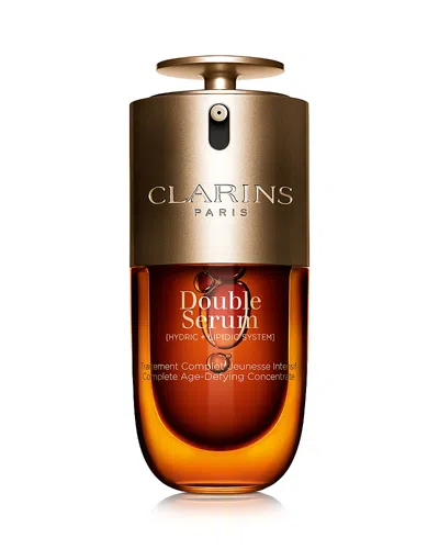 CLARINS DOUBLE SERUM TO FIRM, SMOOTH, BOOST RADIANCE & REFINE PORES 1 OZ.