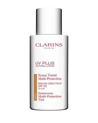 CLARINS UV PLUS ANTI POLLUTION ANTIOXIDANT TINTED FACE SUNSCREEN SPF 50 1.7 OZ.