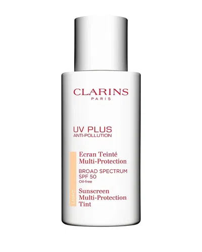 CLARINS UV PLUS ANTI POLLUTION ANTIOXIDANT TINTED FACE SUNSCREEN SPF 50 1.7 OZ.