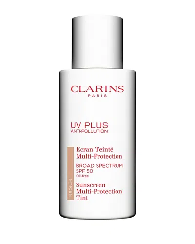 CLARINS UV PLUS ANTI POLLUTION ANTIOXIDANT TINTED FACE SUNSCREEN SPF 50 1.7 OZ.