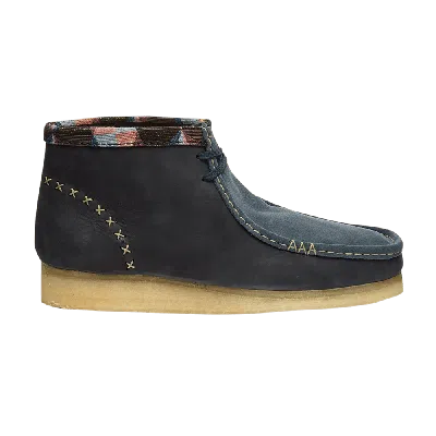 CLARKS CLARKS END. X WALLABEE BOOT 'ARTISAN CRAFT PACK - NAVY INTEREST'