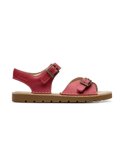 CLARKS LEATHER SANDALS