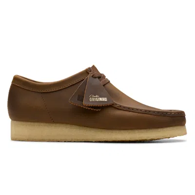 CLARKS ORIGINALS WALLABEE BEESWAX LEATHER SHOE