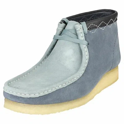 CLARKS ORIGINALS CLARKS ORIGINALS WALLABEE BOOT HERREN BLUE WILDLEDER STIEFEL WALLABEE