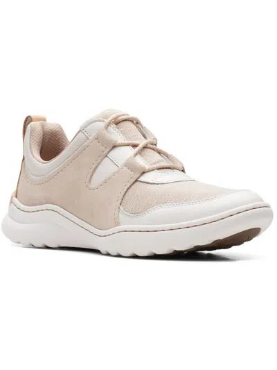 CLARKS TEAGAN LACE WOMENS GYM PERFORMANCE LACE UP FLATS