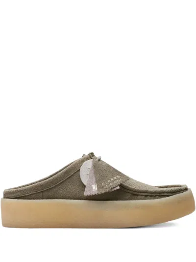 CLARKS WALLABEE CUP "GREEN" DERBY SHOES