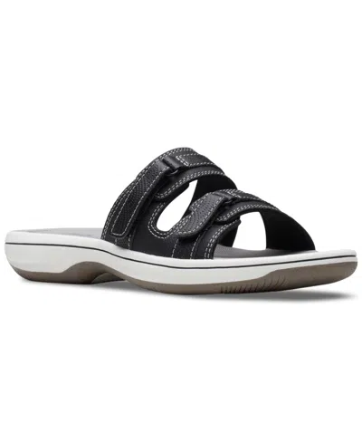 CLARKS WOMEN'S CLOUDSTEPPERS BREEZE PIPER COMFORT SLIDE SANDALS