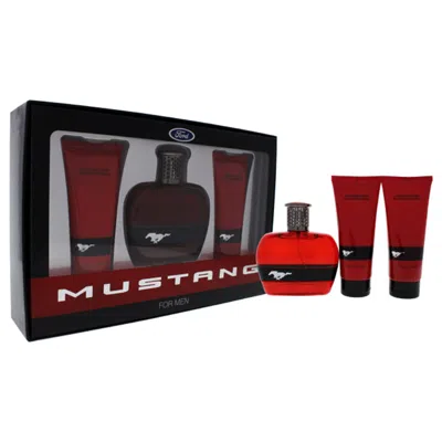 CLASSIC COLLECTION MUSTANG RED BY CLASSIC COLLECTION FOR MEN - 3 PC GIFT SET 3.4OZ EDT SPRAY