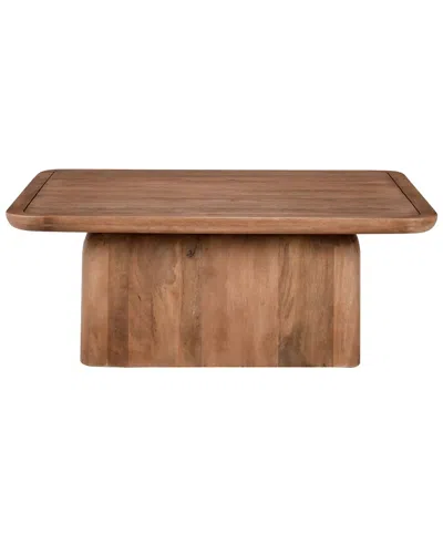 CLASSIC HOME CLASSIC HOME CHLOE 48IN SQUARE WOOD COFFEE TABLE