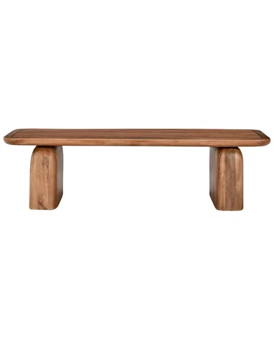 CLASSIC HOME CLASSIC HOME CHLOE 68IN WOOD COFFEE TABLE