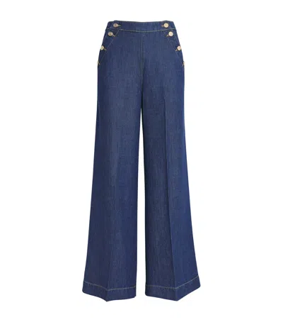 CLAUDIE PIERLOT WIDE-LEG JEANS