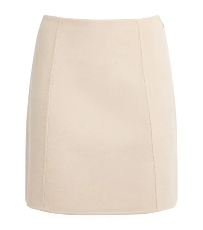 CLAUDIE PIERLOT WOOL-BLEND MINI SKIRT