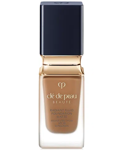 CLÉ DE PEAU BEAUTÉ RADIANT FLUID FOUNDATION MATTE BROAD SPECTRUM SPF 20 SUNSCREEN