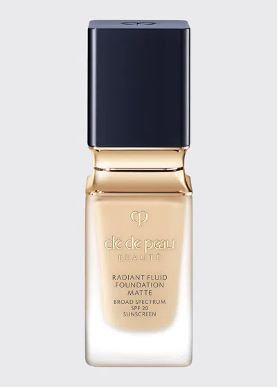 CLÉ DE PEAU BEAUTÉ RADIANT FLUID FOUNDATION MATTE SPF 20, 1.1 OZ.