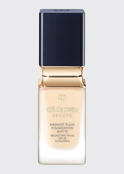 CLÉ DE PEAU BEAUTÉ RADIANT FLUID FOUNDATION MATTE SPF 20, 1.1 OZ.