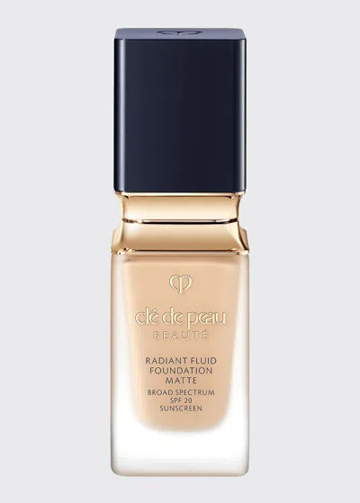 CLÉ DE PEAU BEAUTÉ RADIANT FLUID FOUNDATION MATTE SPF 20, 1.1 OZ.