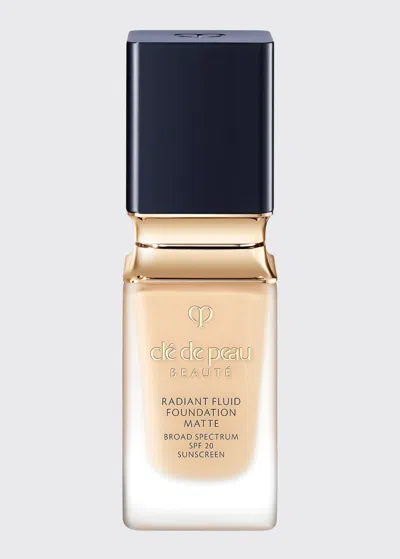 CLÉ DE PEAU BEAUTÉ RADIANT FLUID FOUNDATION MATTE SPF 20, 1.1 OZ.