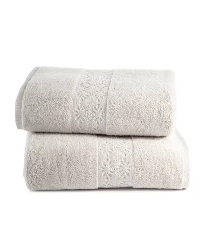 CLEAN DESIGN HOME X MARTEX ALLERGEN-RESISTANT SAVOY 2 PACK BATH TOWEL SET