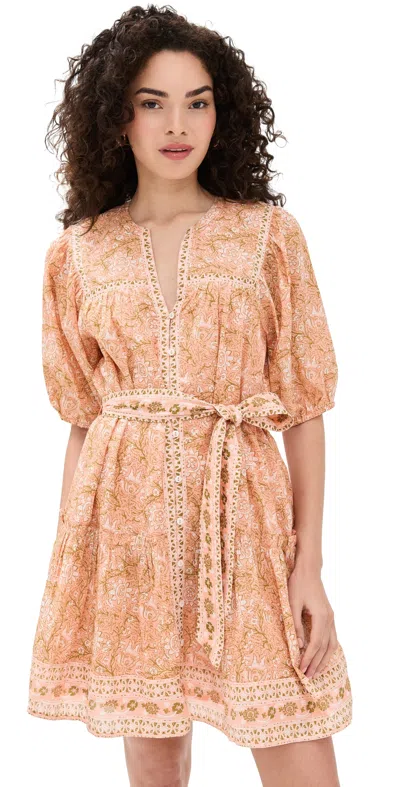 CLEOBELLA CALISTA MINI DRESS CECIL BLUSH PRINT