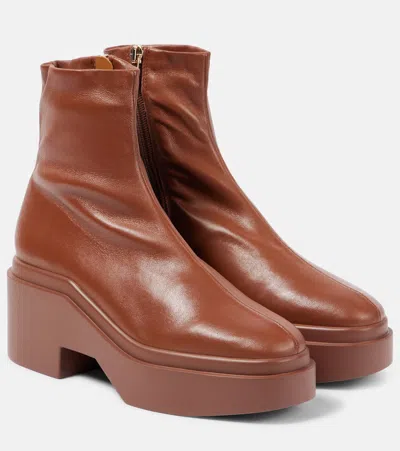 CLERGERIE NELLE LEATHER ANKLE BOOTS