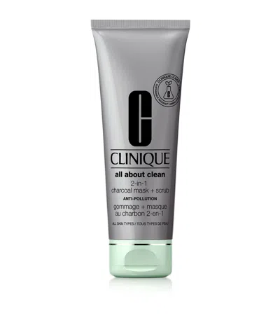 CLINIQUE ALL ABOUT CLEAN 2-IN-1 CHARCOAL MASK + SCRUB