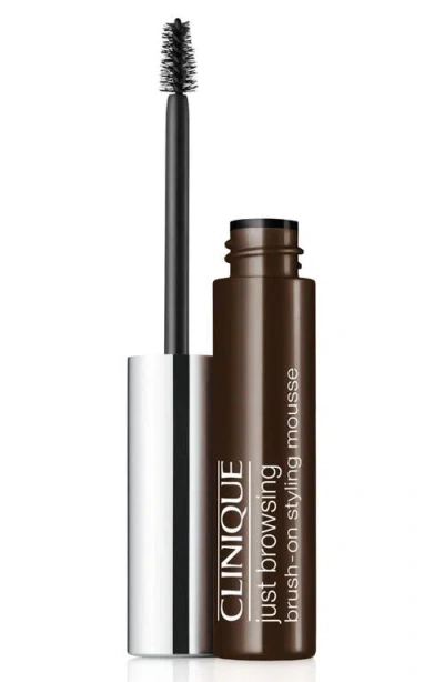 CLINIQUE CLINIQUE JUST BROWSING BRUSH-ON TINTED BROW STYLING MOUSSE TINTED BROW GEL